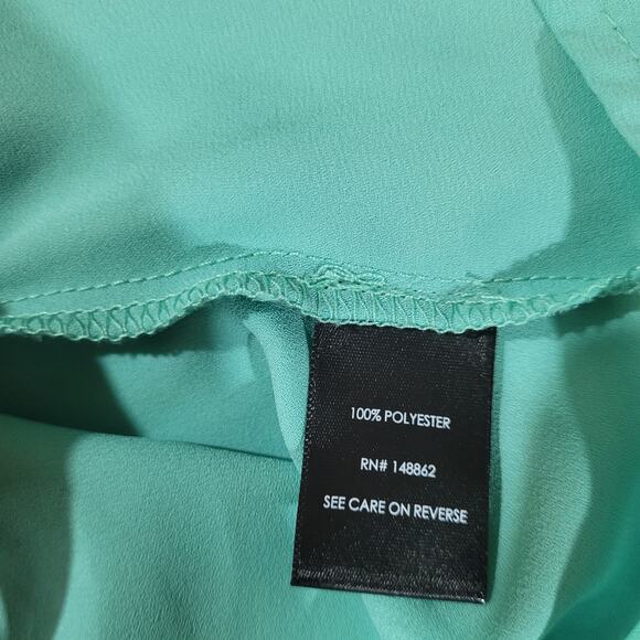 Torrid Peplum Georgette Button-Front Tie-Front Blouse - Size 3X - Picture 7 of 11